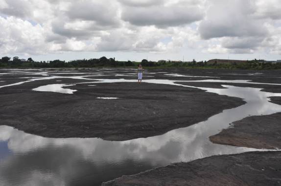 Pitch Lake, região de San Fernado, em Trinidad e Tobago